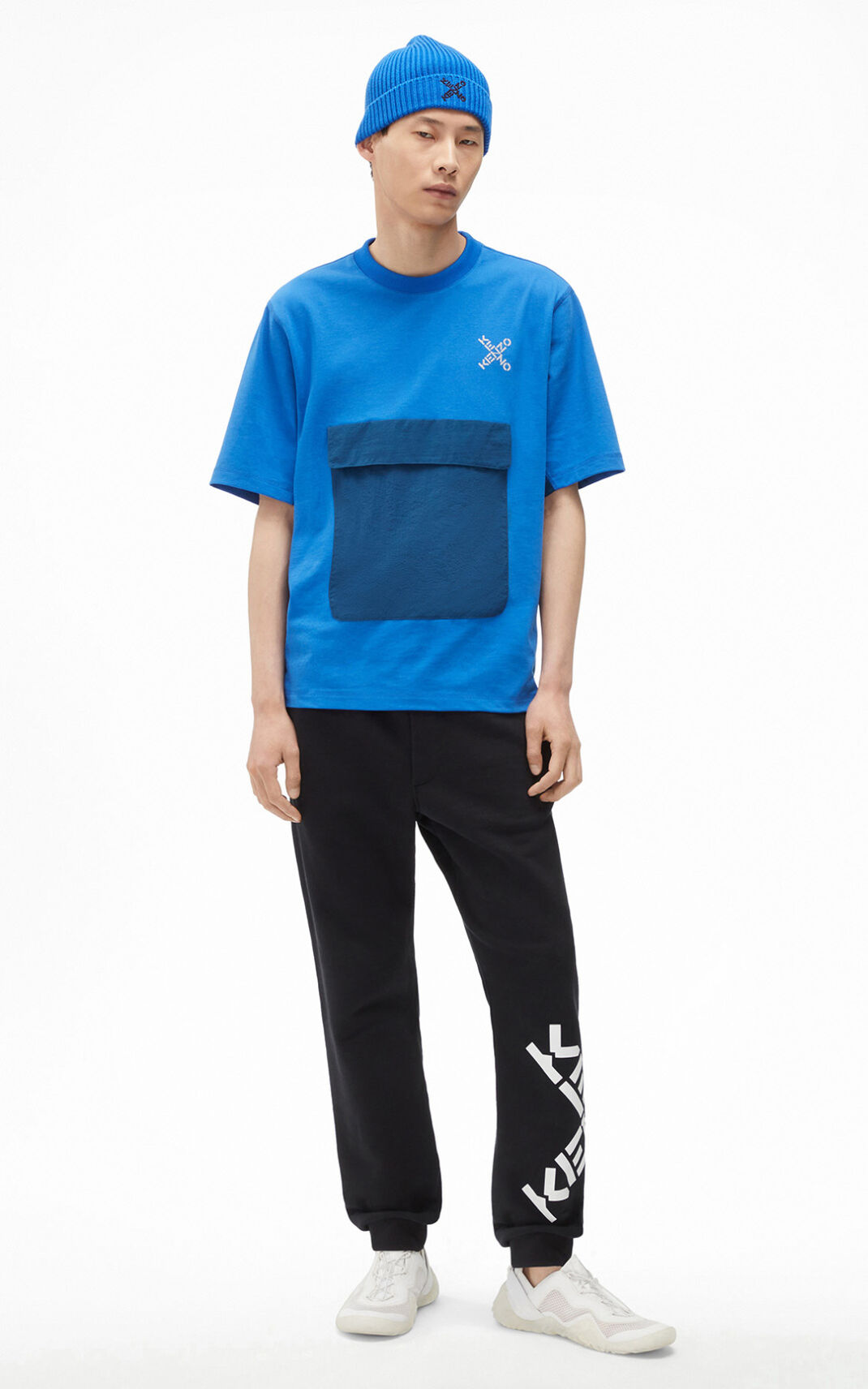 Camisetas Kenzo Sport Little X oversize Hombre Azules - SKU.6375462